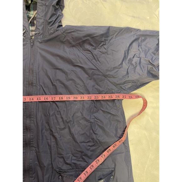 Harbor Master Men's Lined Windbreaker Raincoat Sz XL Small Flaws - Picture 12 of 12